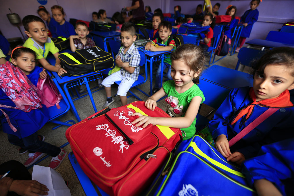 Imagen de apoyo de UNICEF solicita fondos para ayudar a 43 millones de nios en escenarios de emergencia